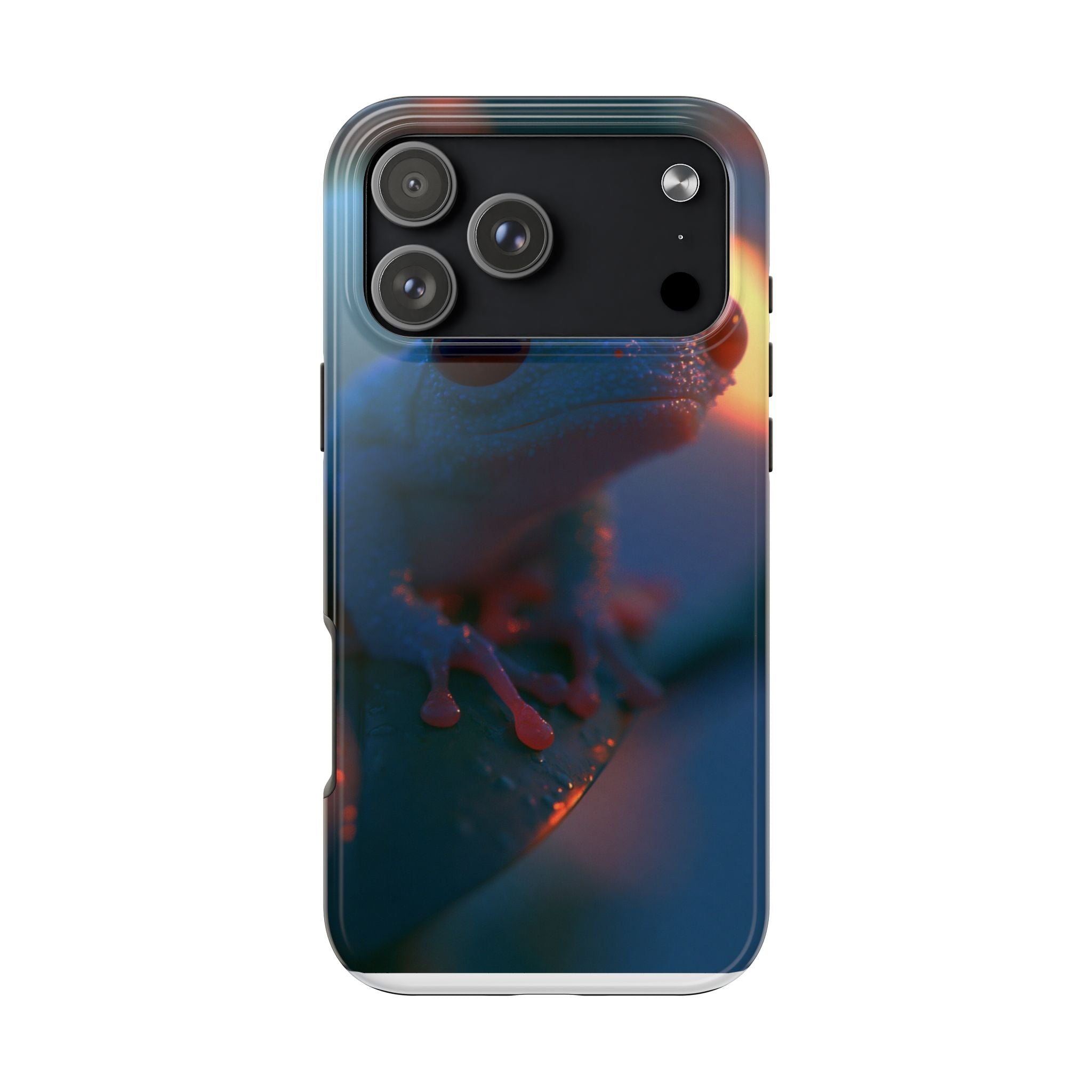 Sunset treefrog phone case