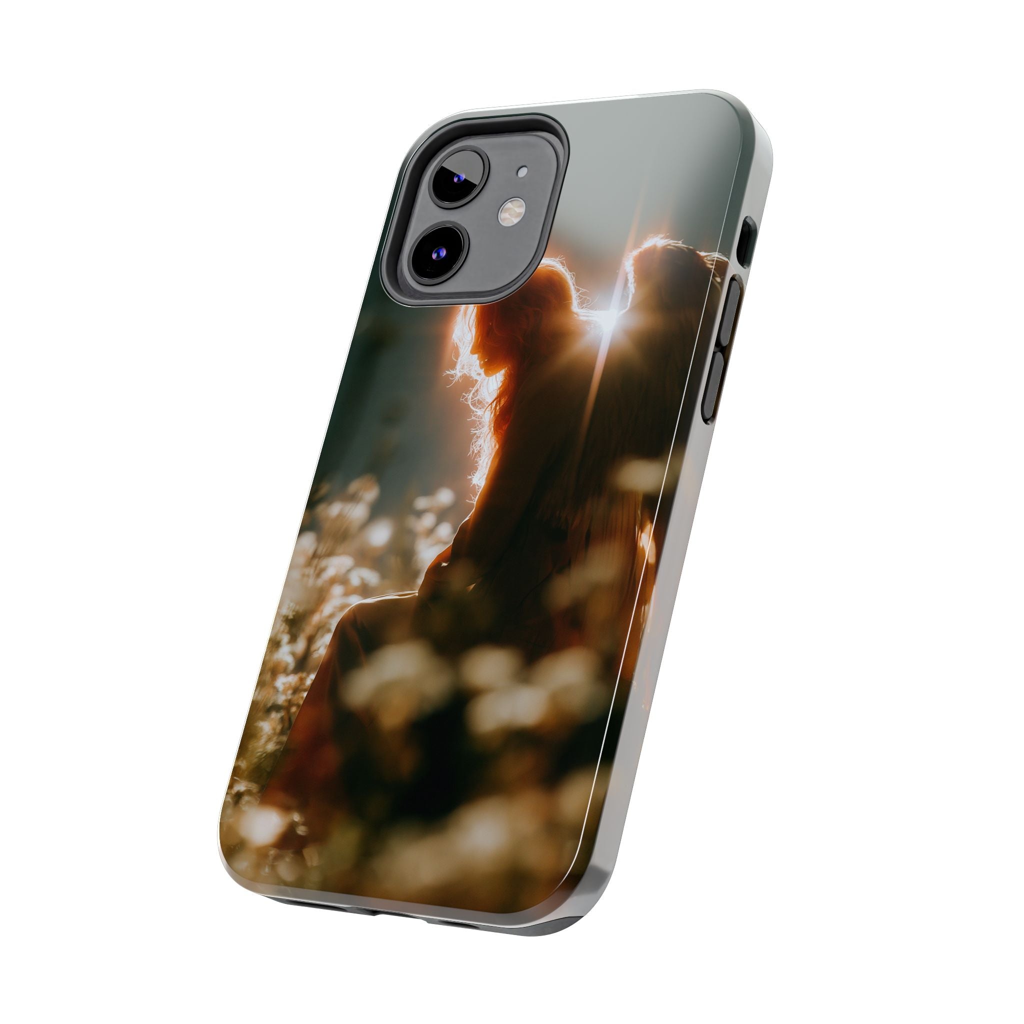 Thoughtful angel phone case