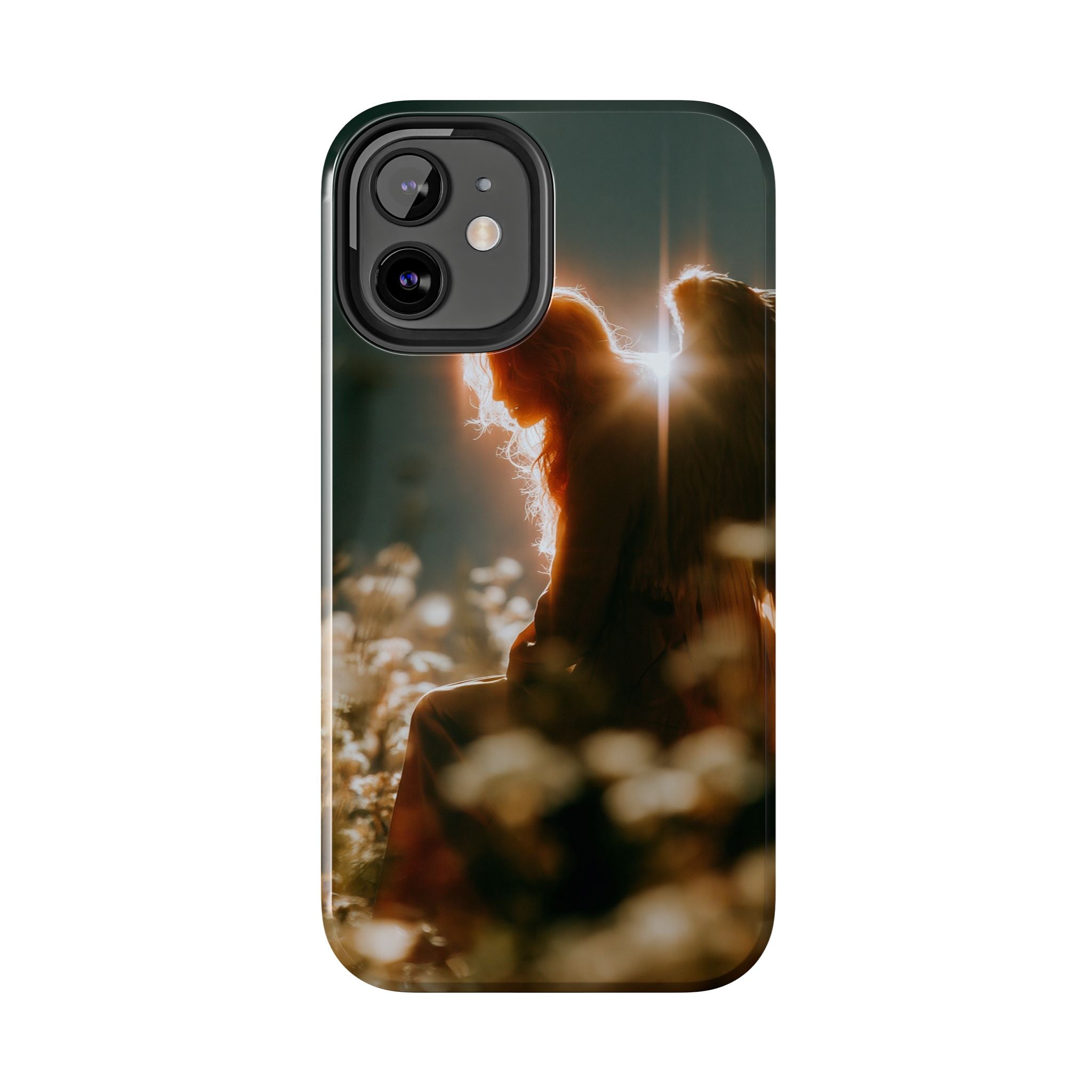 Thoughtful angel phone case