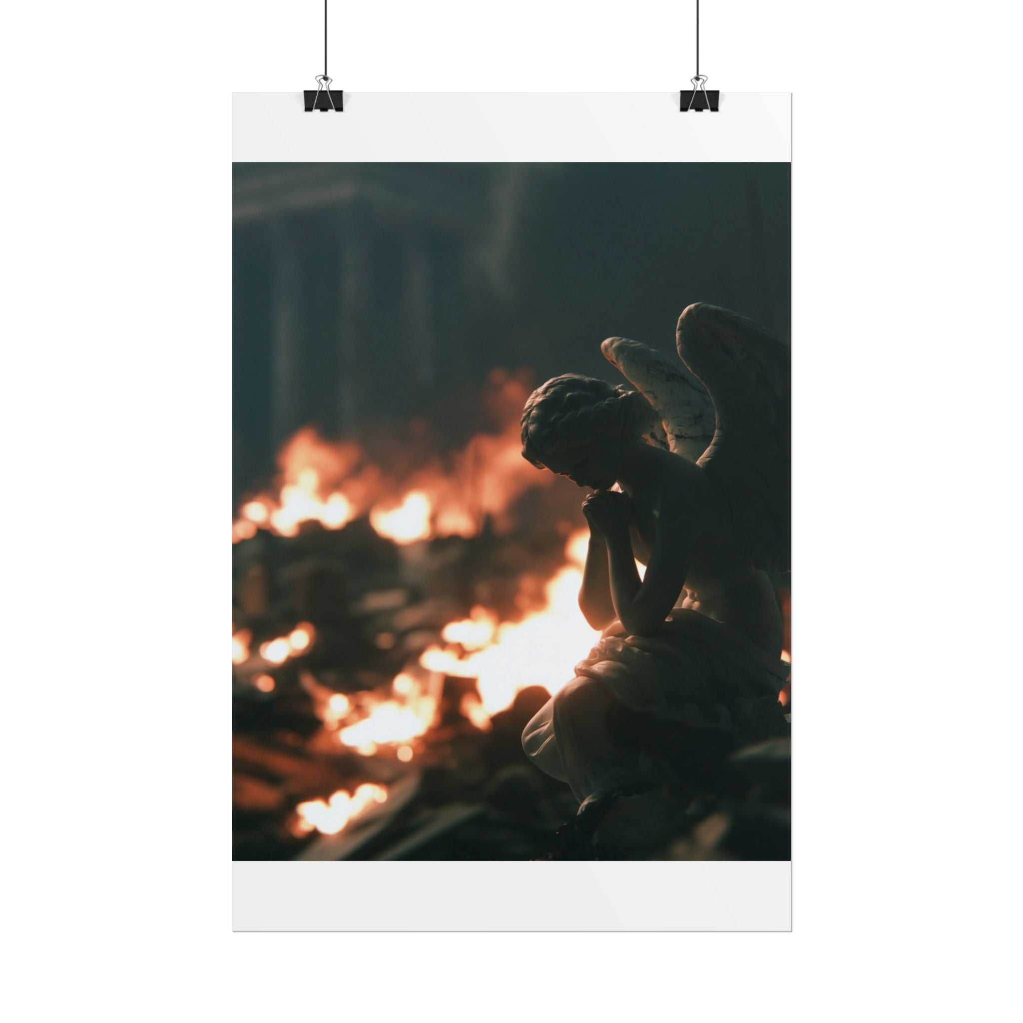 Mourning angel poster