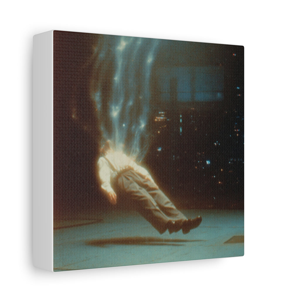 Energy drain matte canvas print
