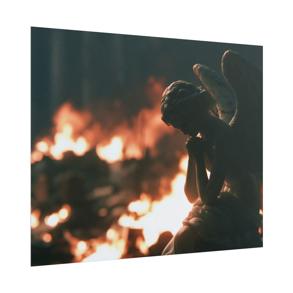 Mourning angel poster