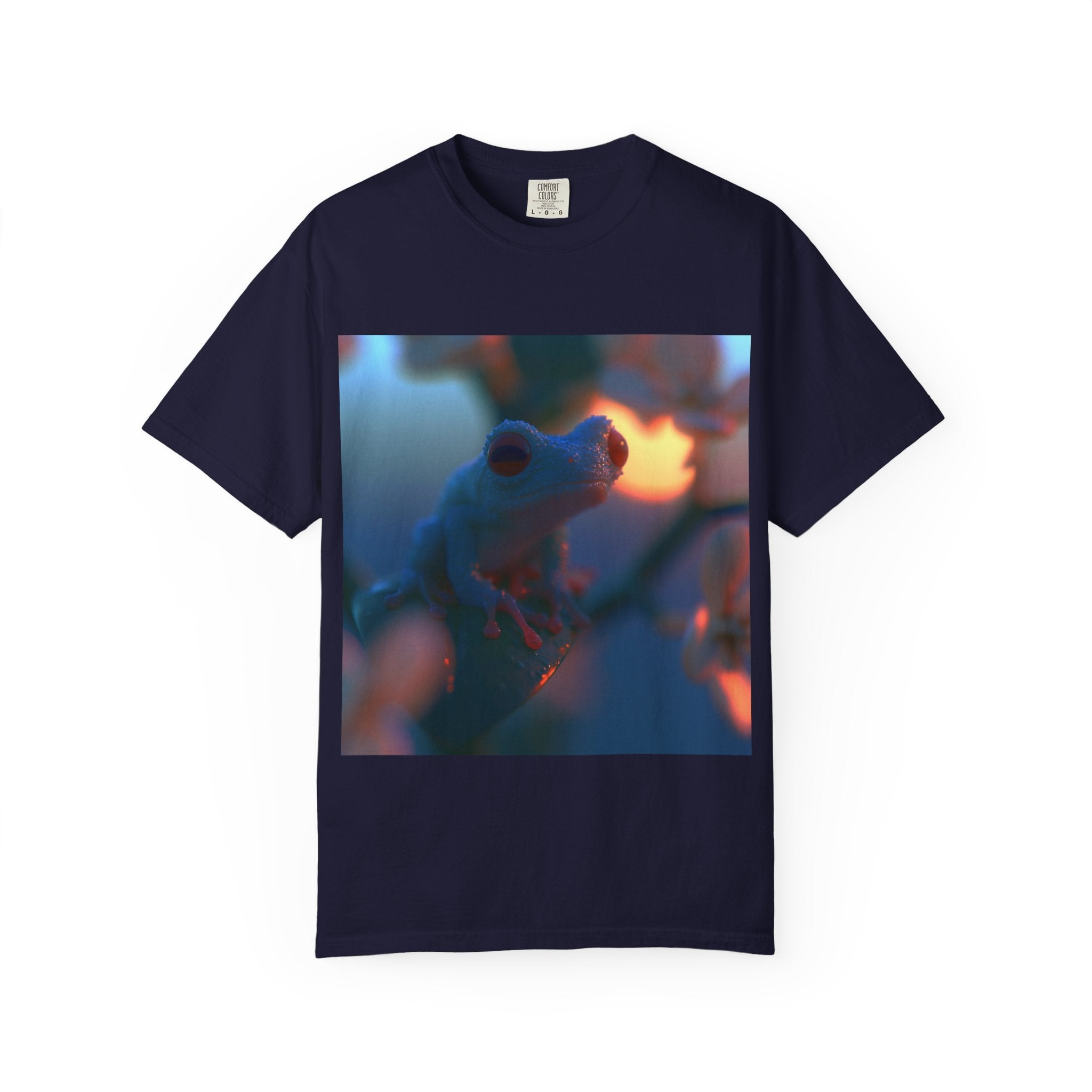 Sunset treefrog tee