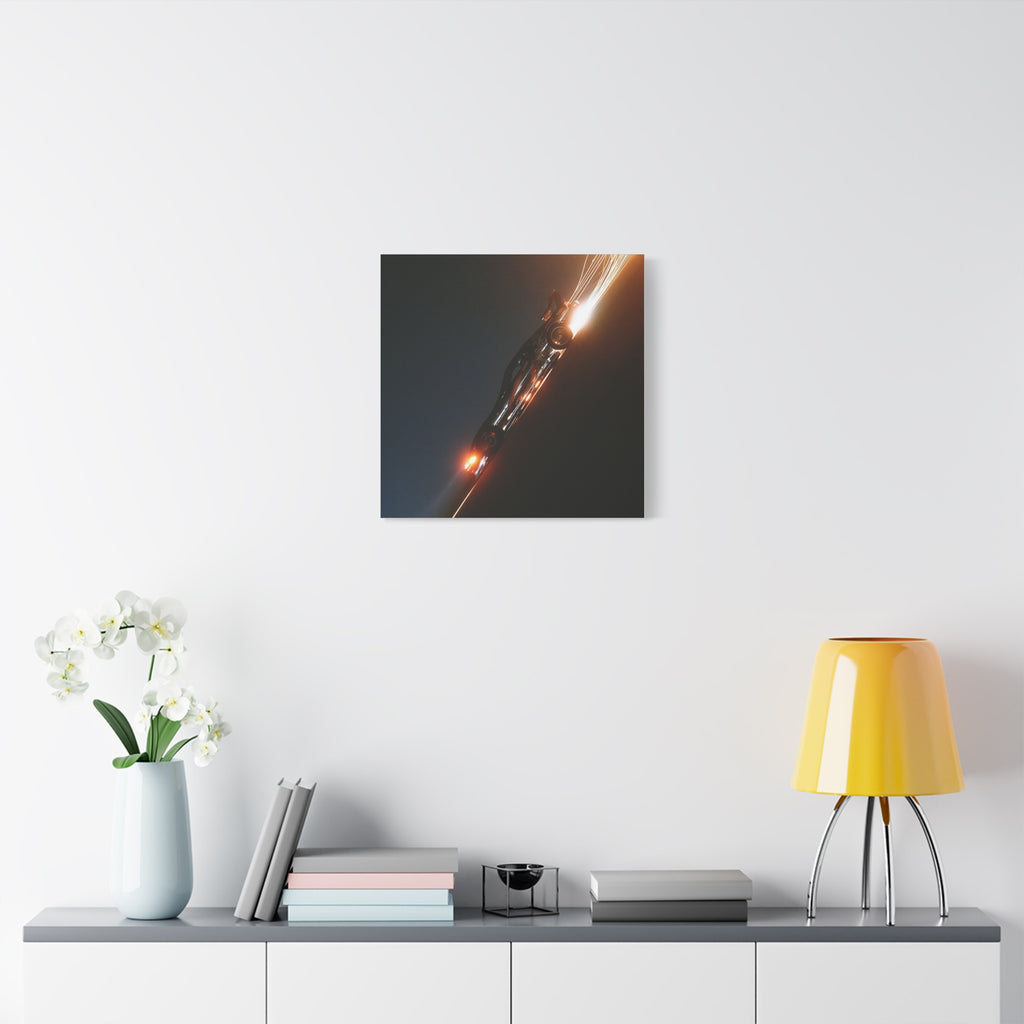 Speed matte canvas print
