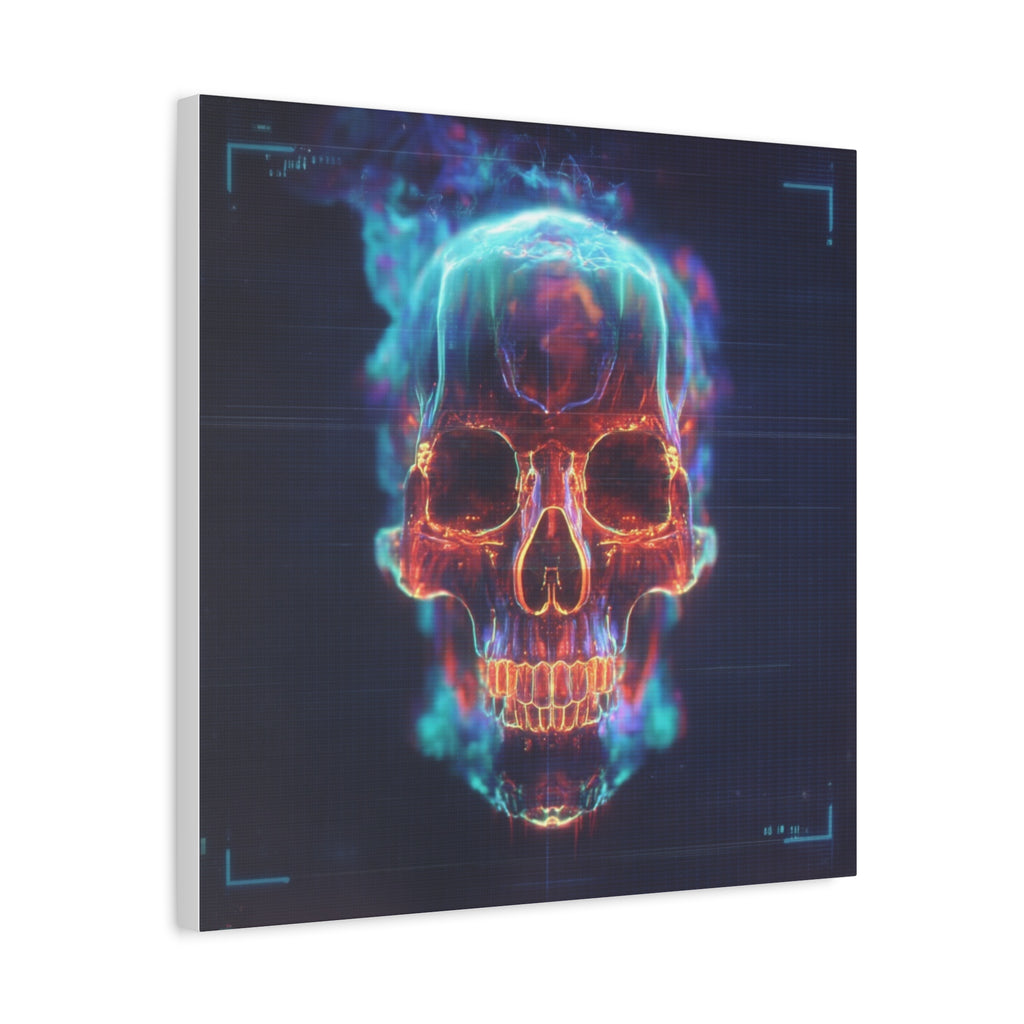 Heat signature matte canvas print