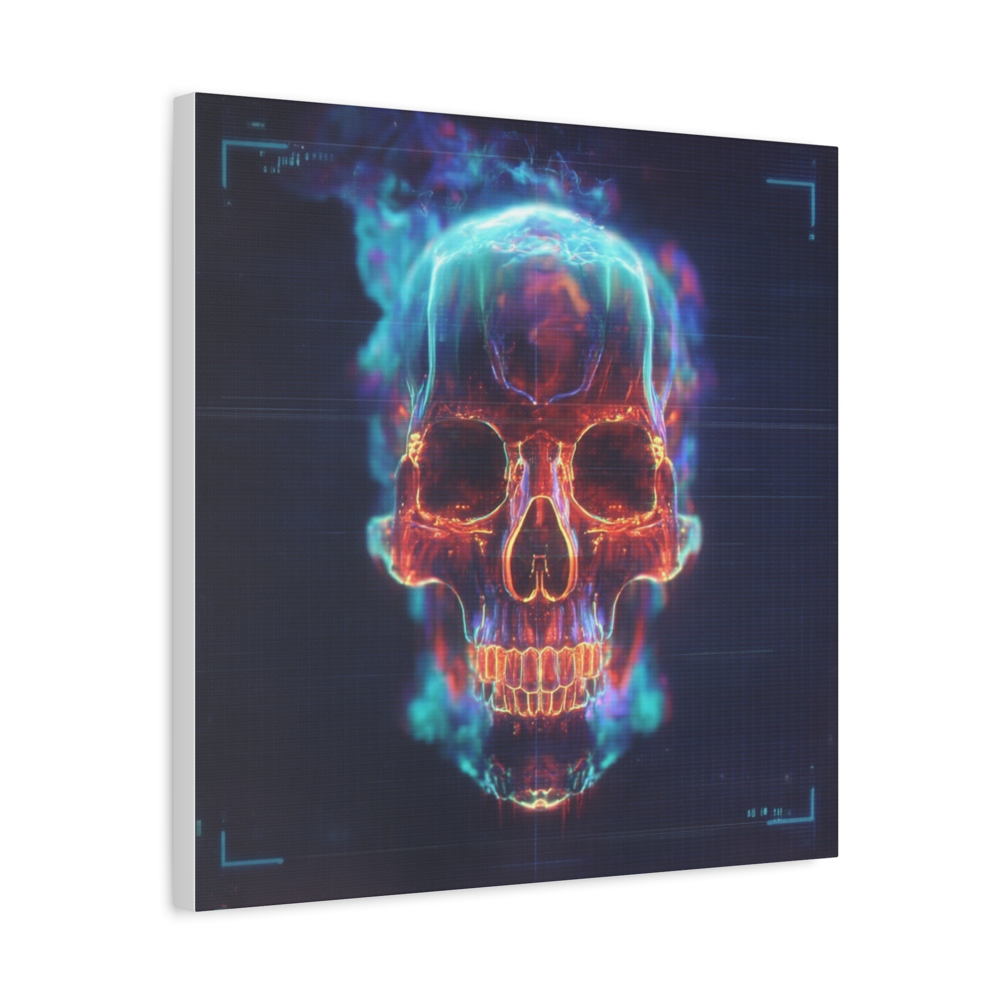 Heat signature matte canvas print