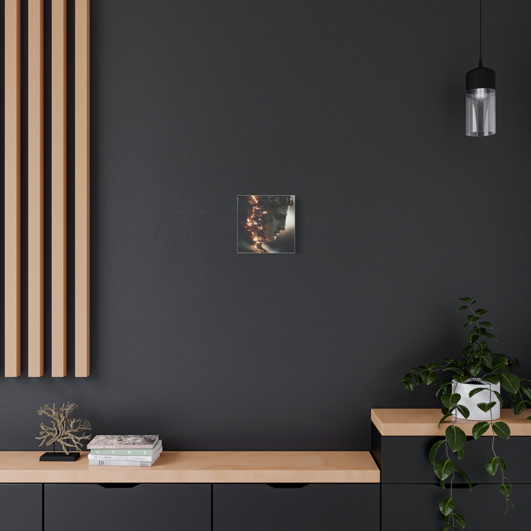Entropy matte canvas print