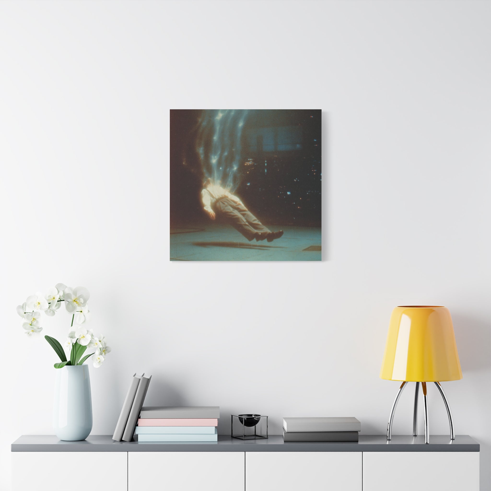 Energy drain matte canvas print
