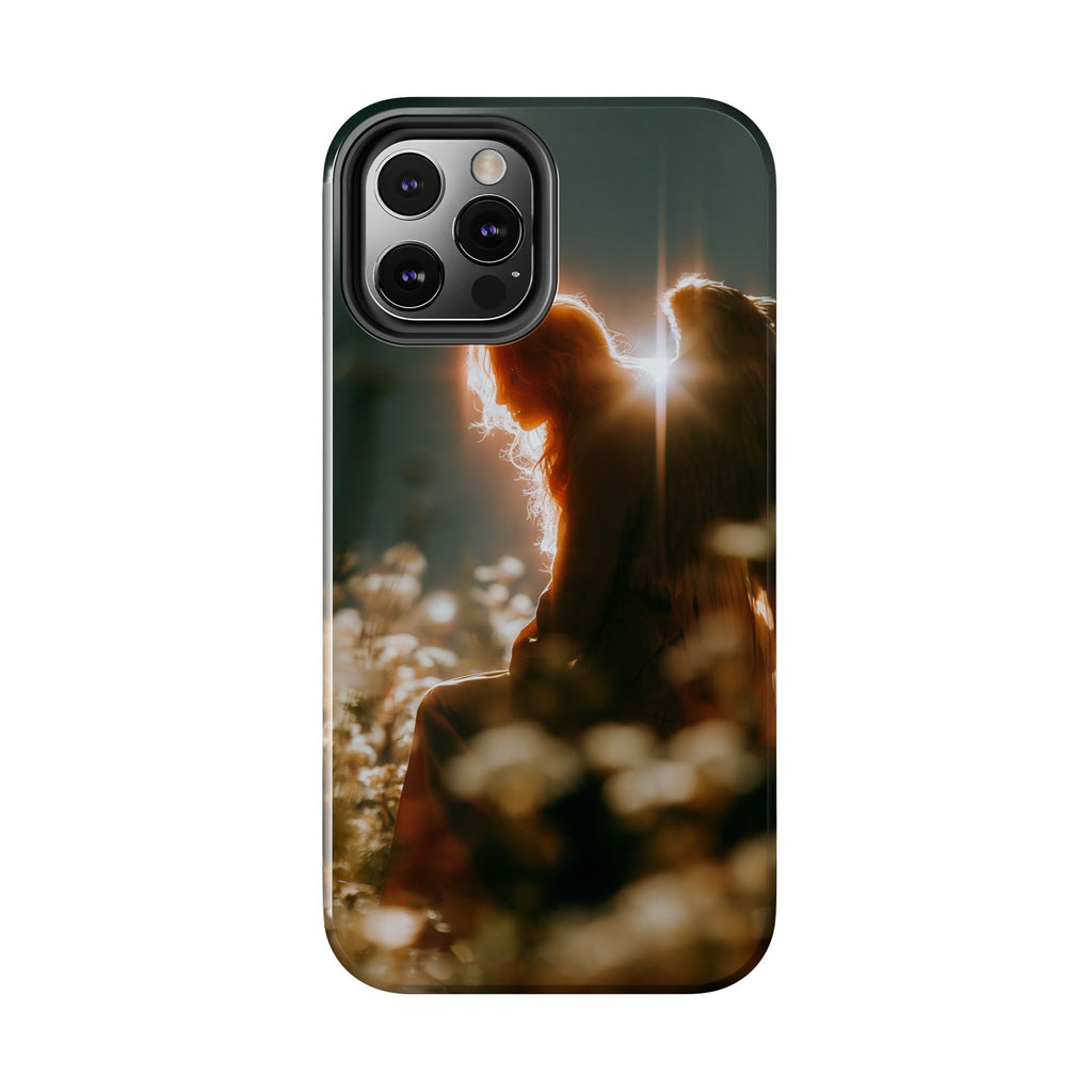 Thoughtful angel phone case