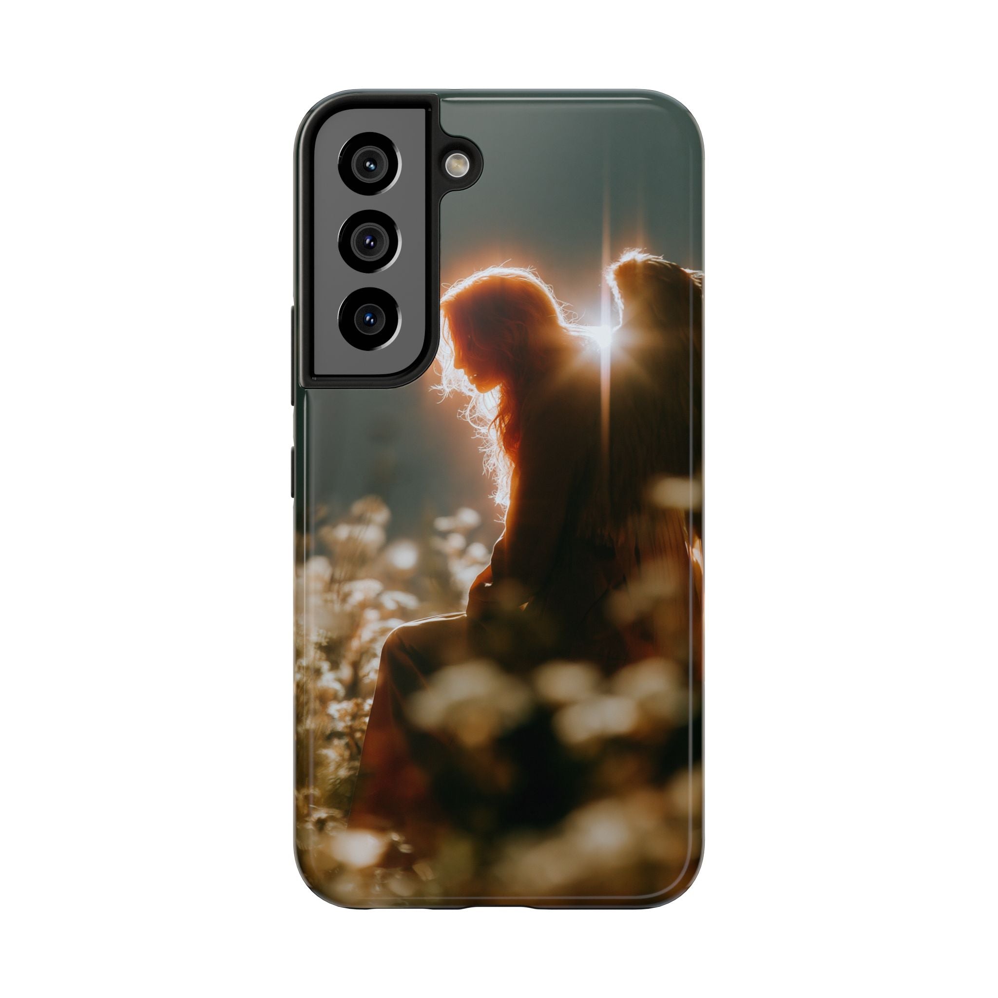 Thoughtful angel phone case