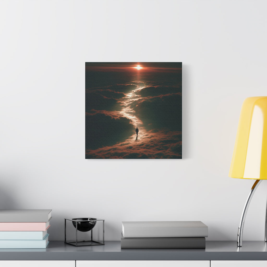 Cloud walker matte canvas print