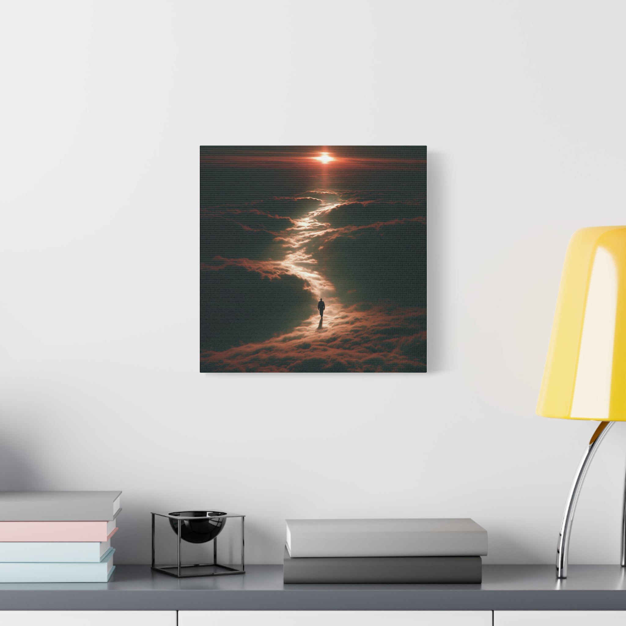 Cloud walker matte canvas print
