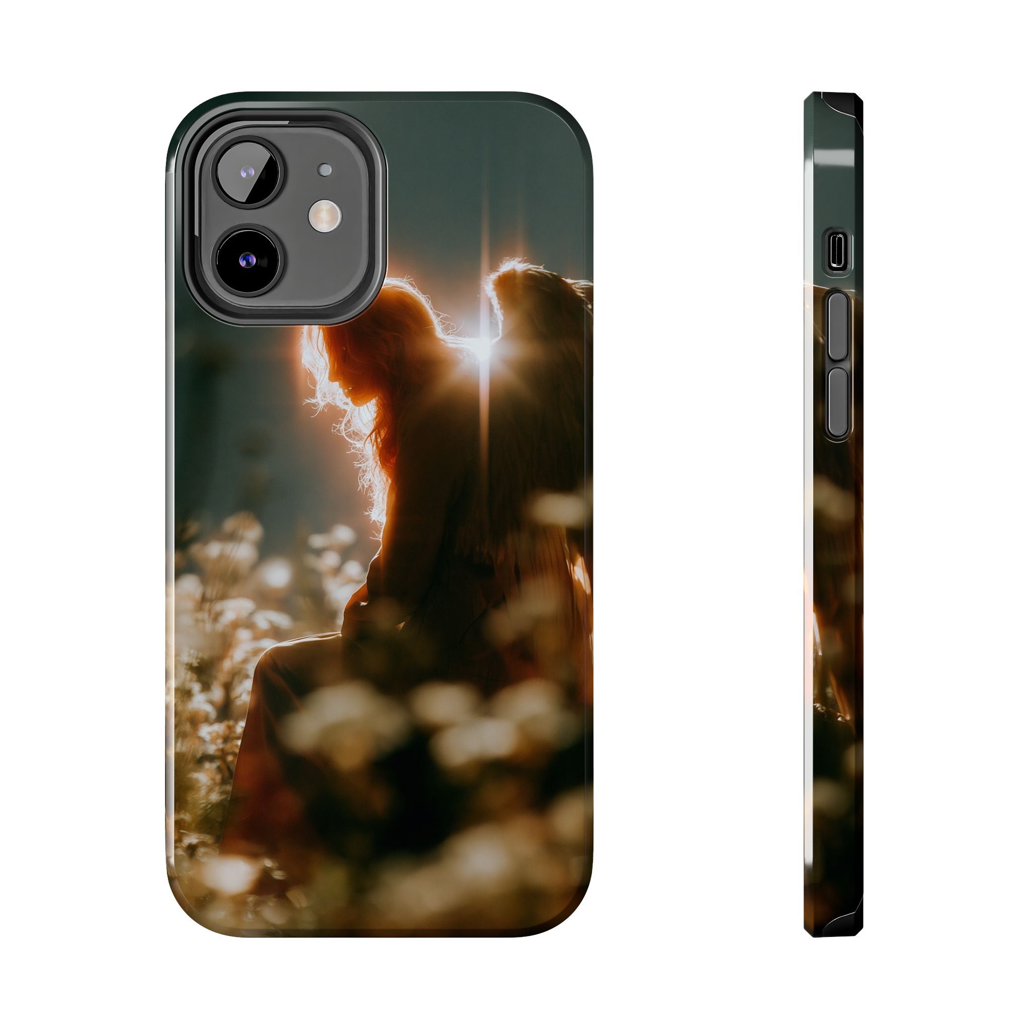 Thoughtful angel phone case