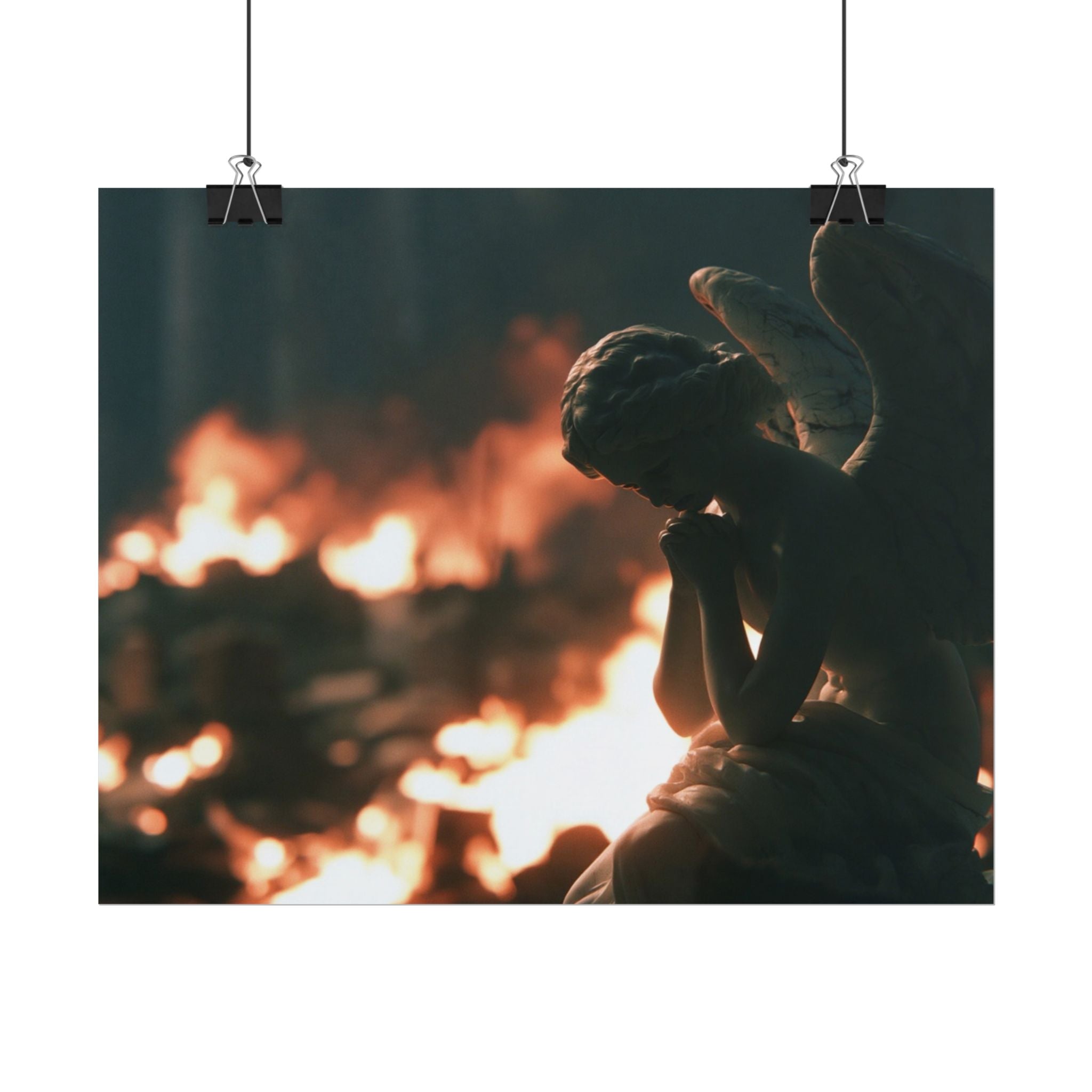 Mourning angel poster
