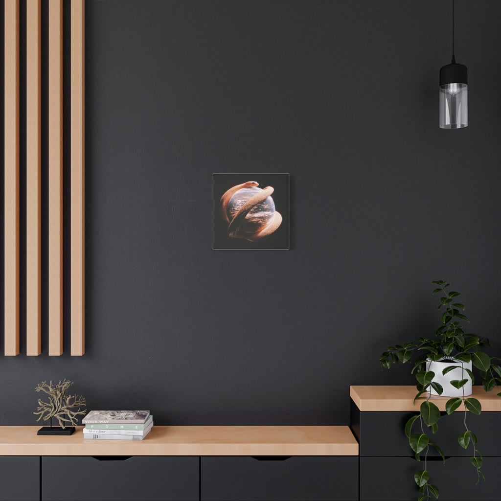 Evil world matte canvas print