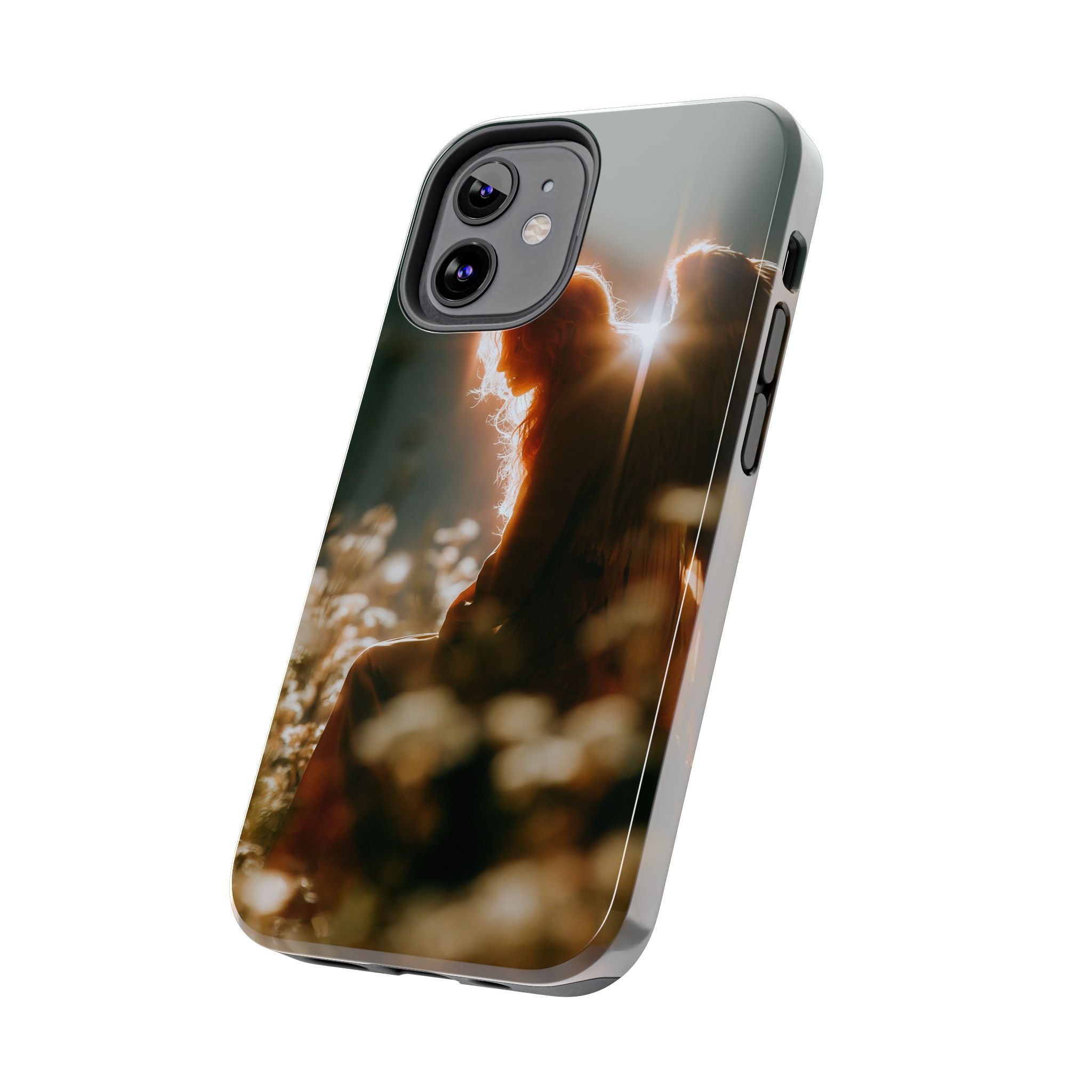 Thoughtful angel phone case