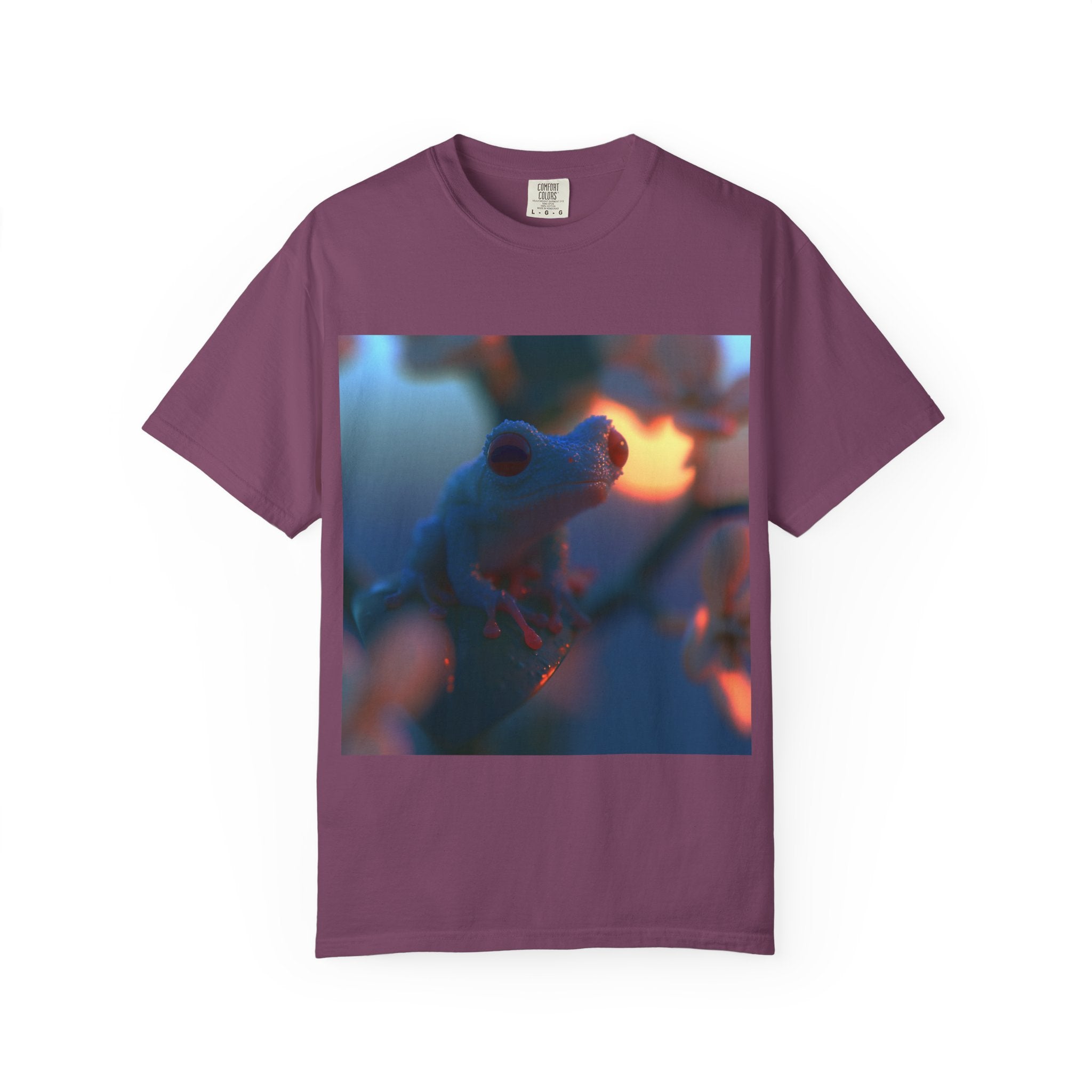 Sunset treefrog tee