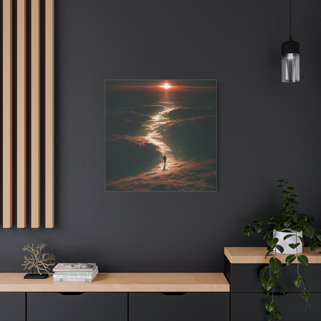 Cloud walker matte canvas print
