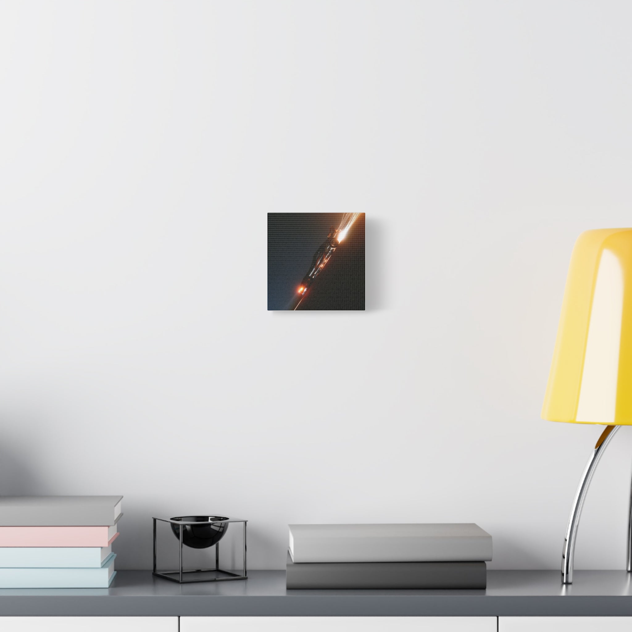 Speed matte canvas print