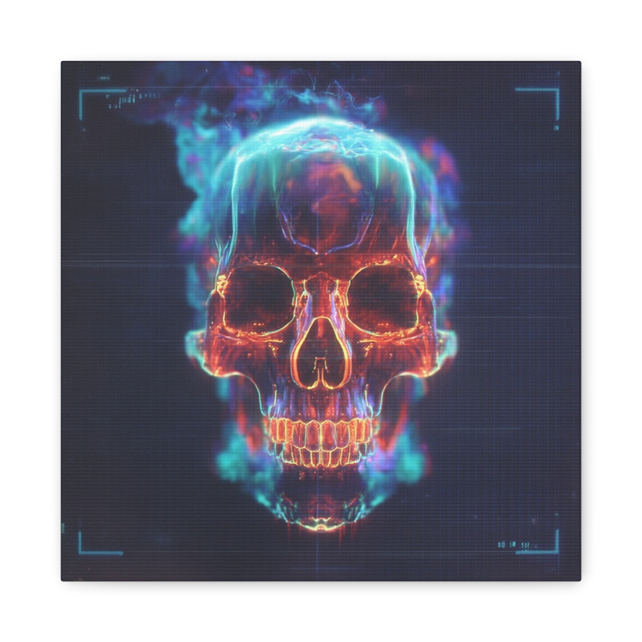 Heat signature matte canvas print