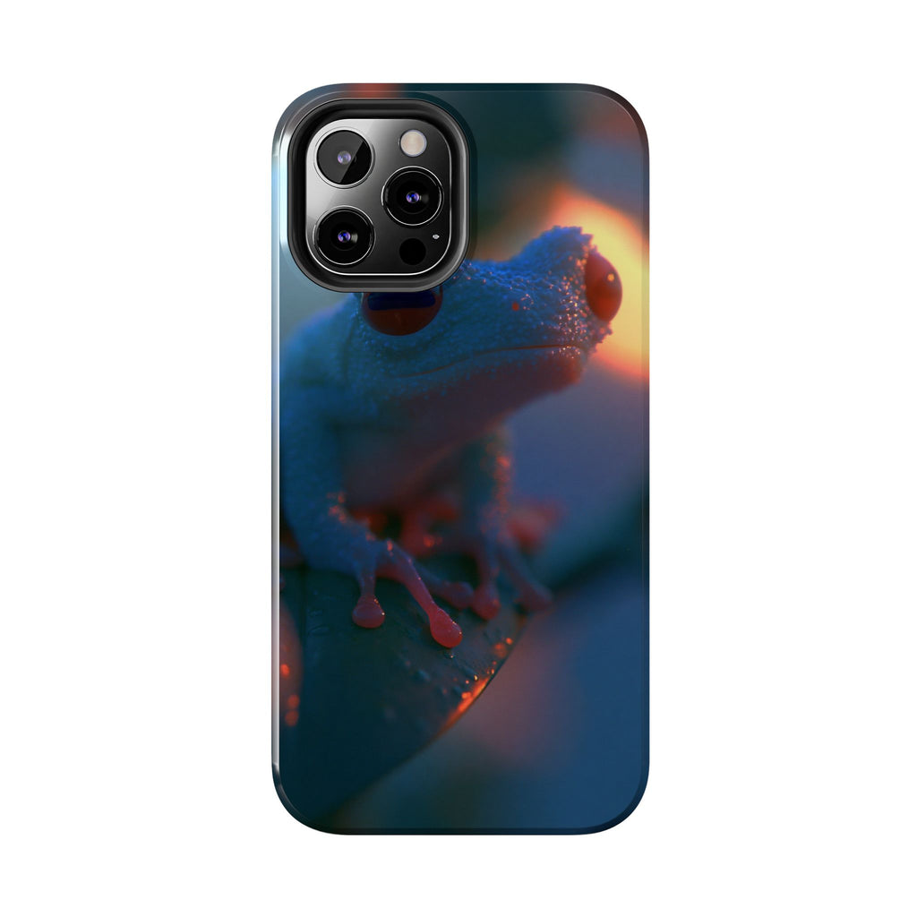 Sunset treefrog phone case