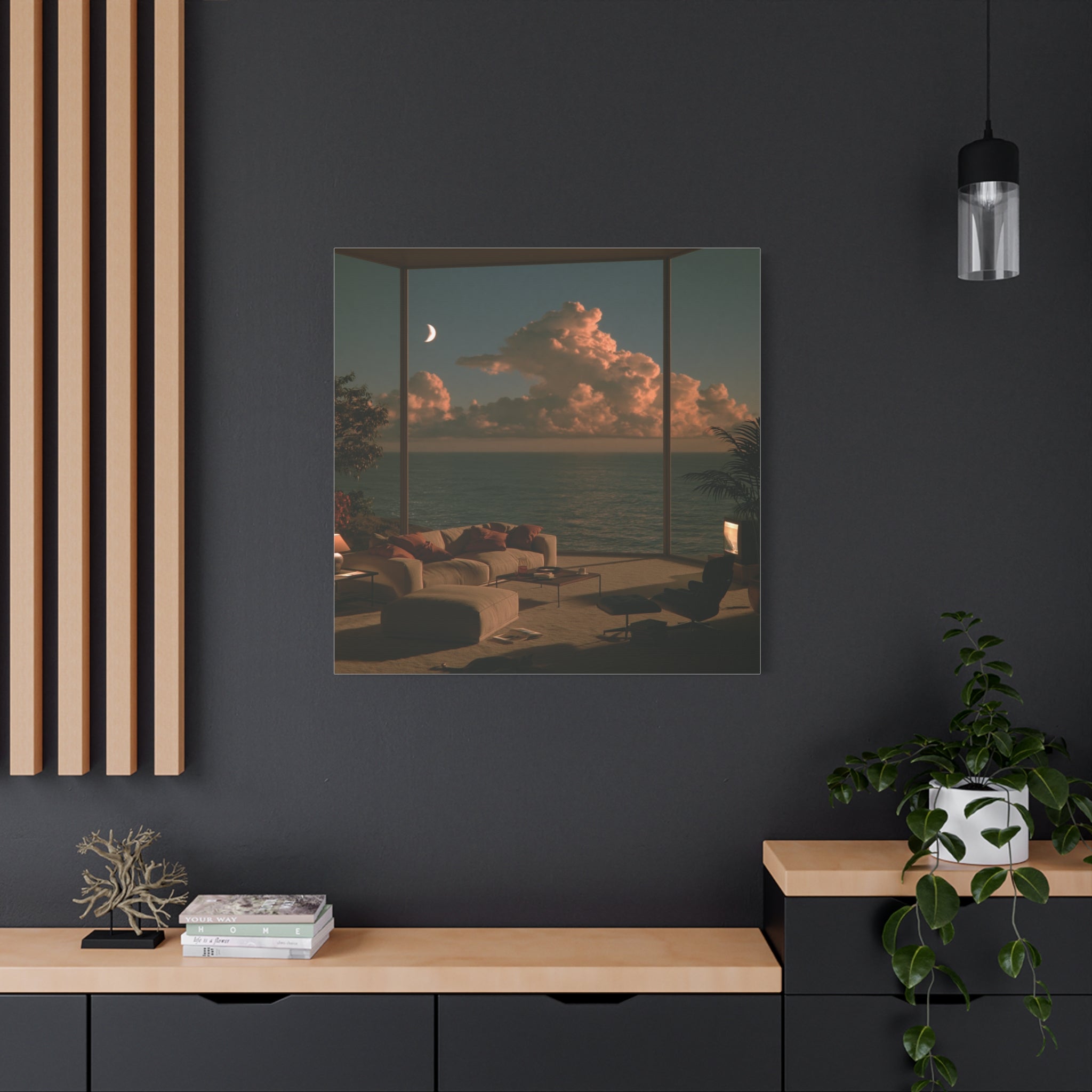 Serenity matte canvas print