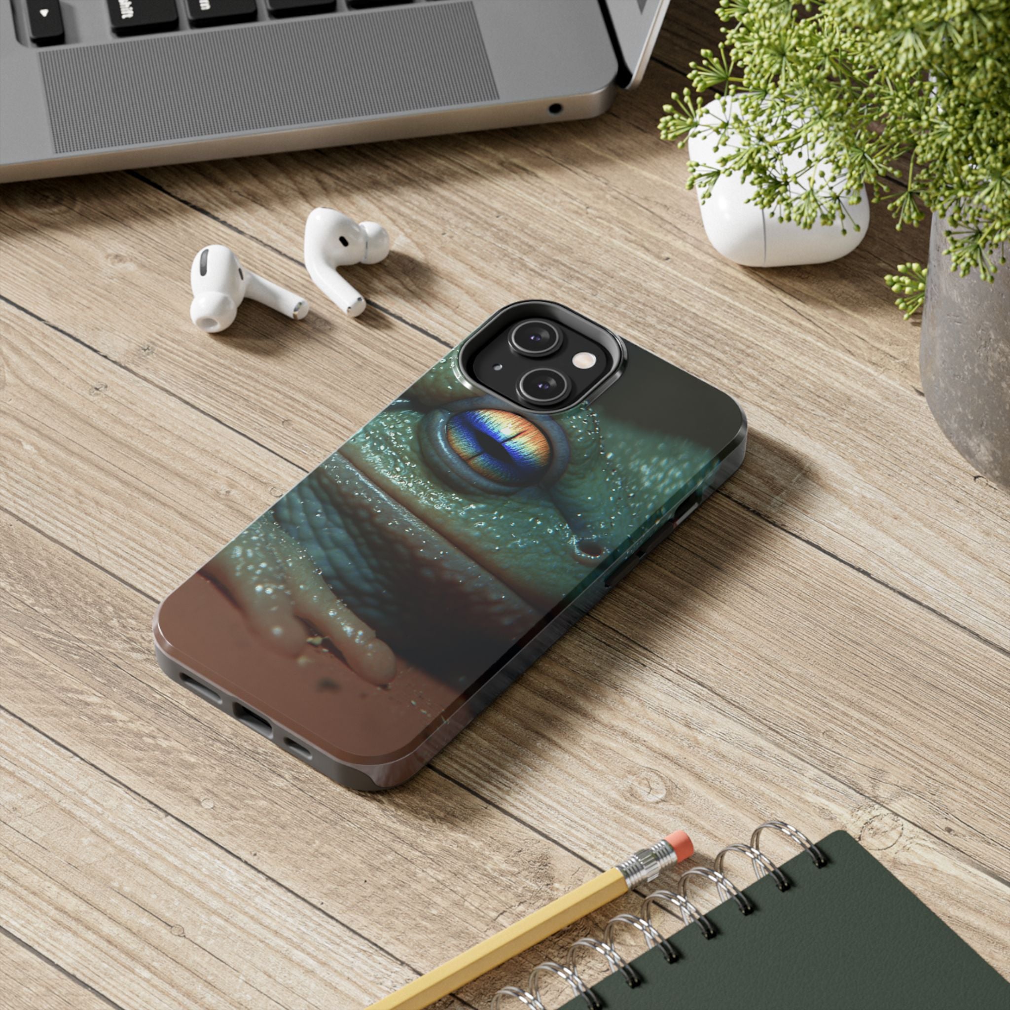 Trippy frog phone case
