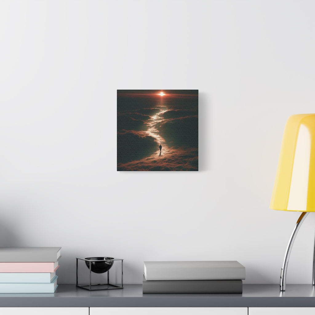 Cloud walker matte canvas print