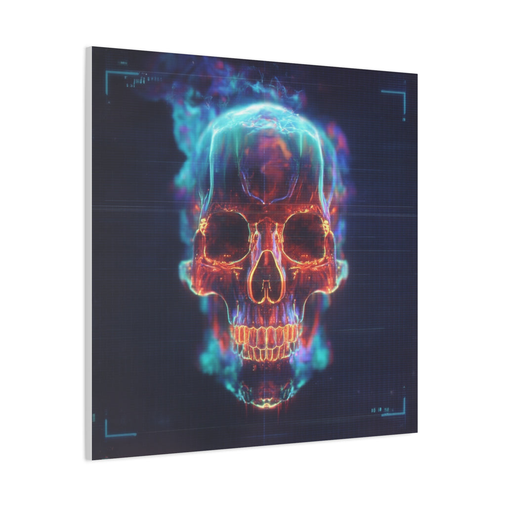 Heat signature matte canvas print