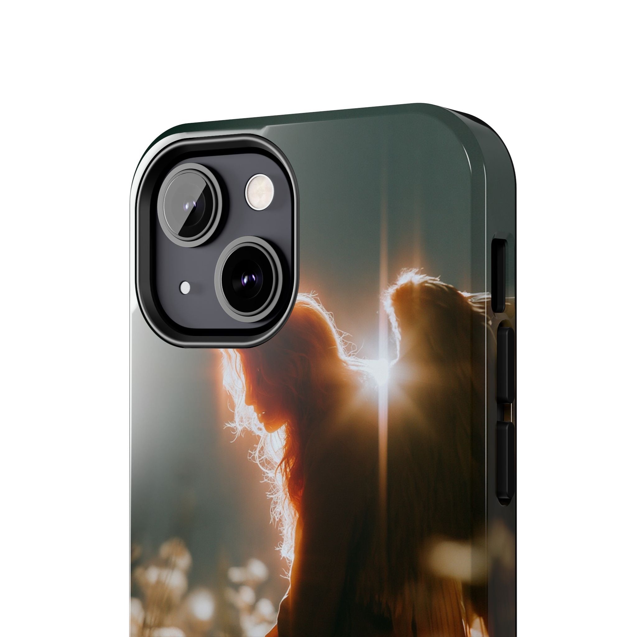 Thoughtful angel phone case