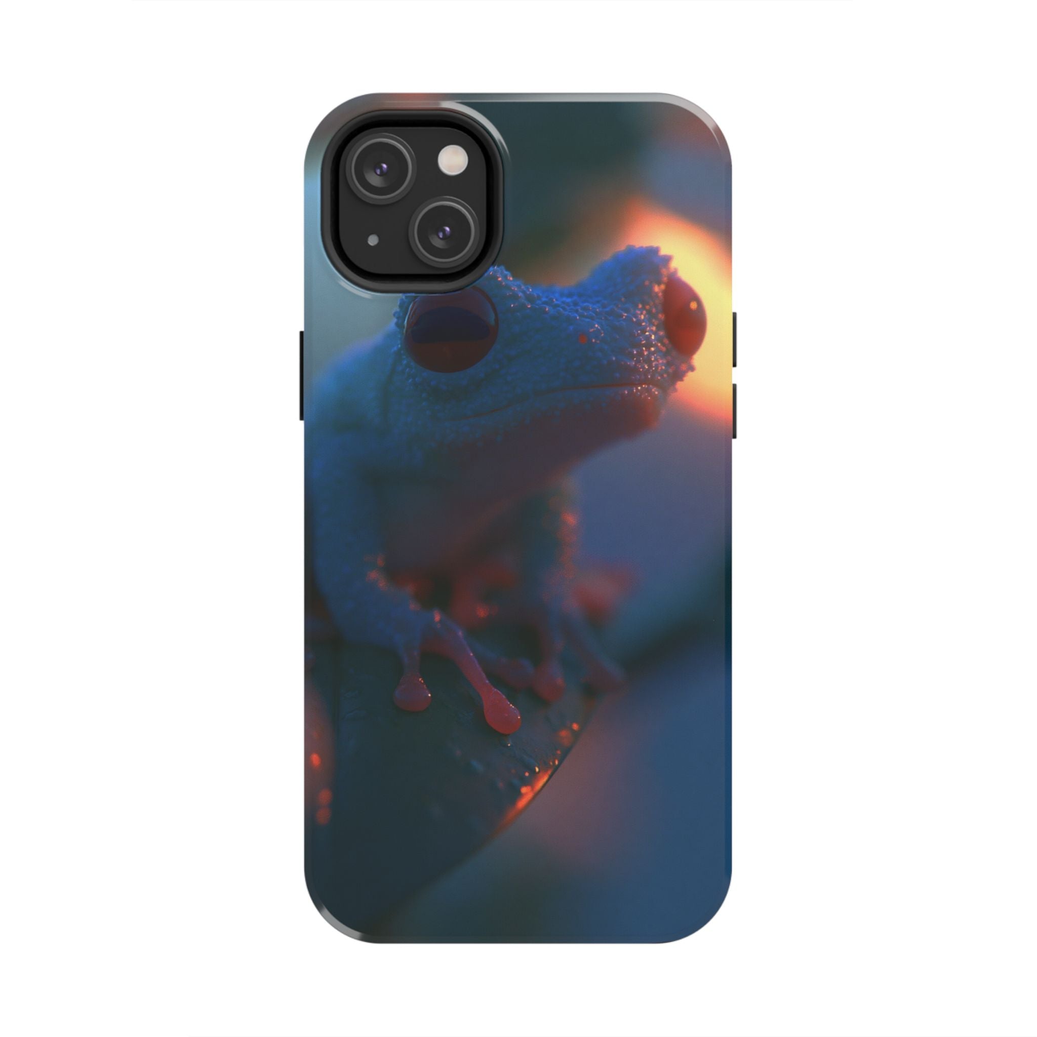 Sunset treefrog phone case