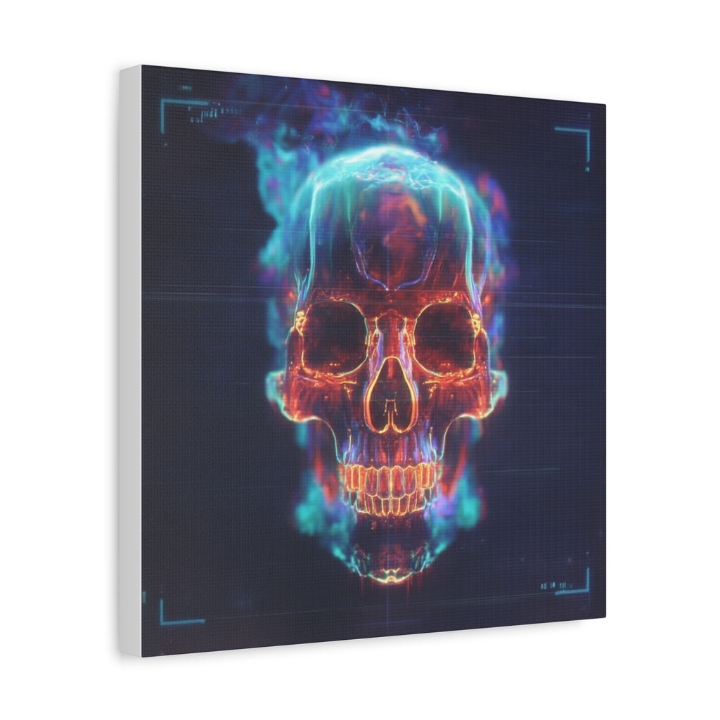 Heat signature matte canvas print