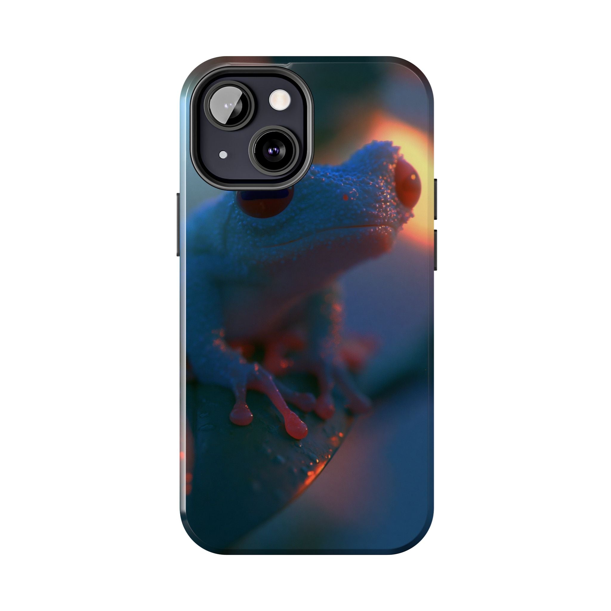 Sunset treefrog phone case