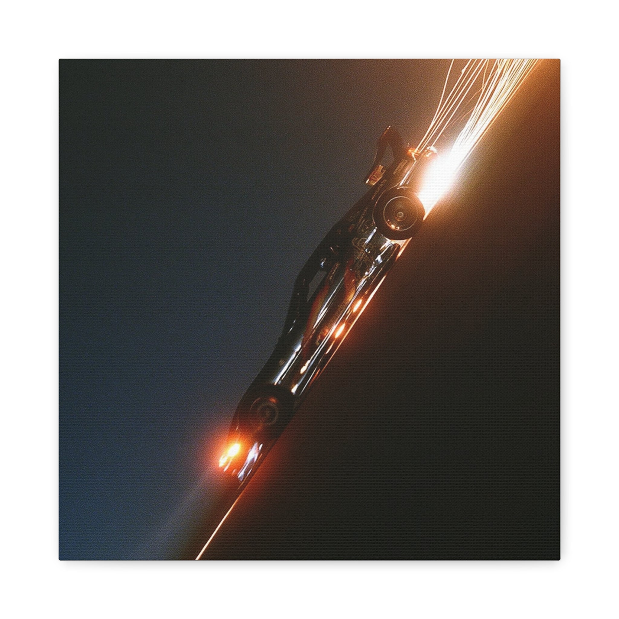 Speed matte canvas print