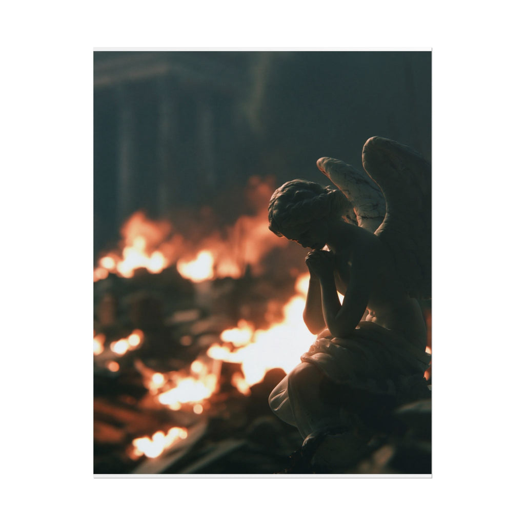 Mourning angel poster