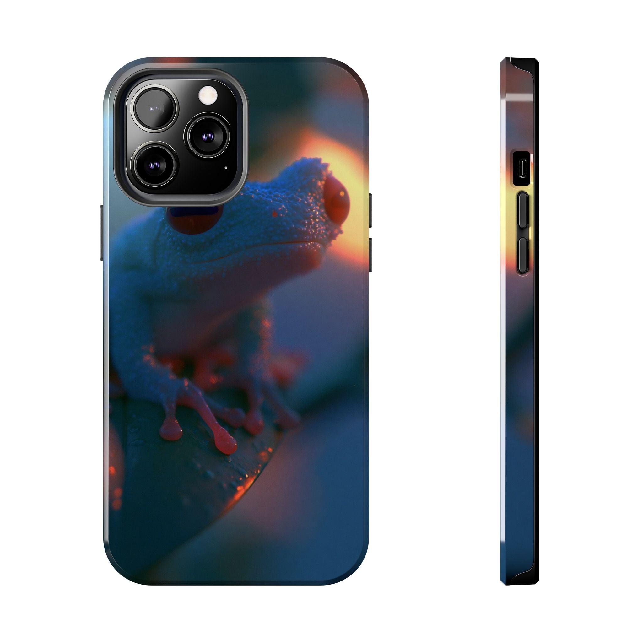 Sunset treefrog phone case