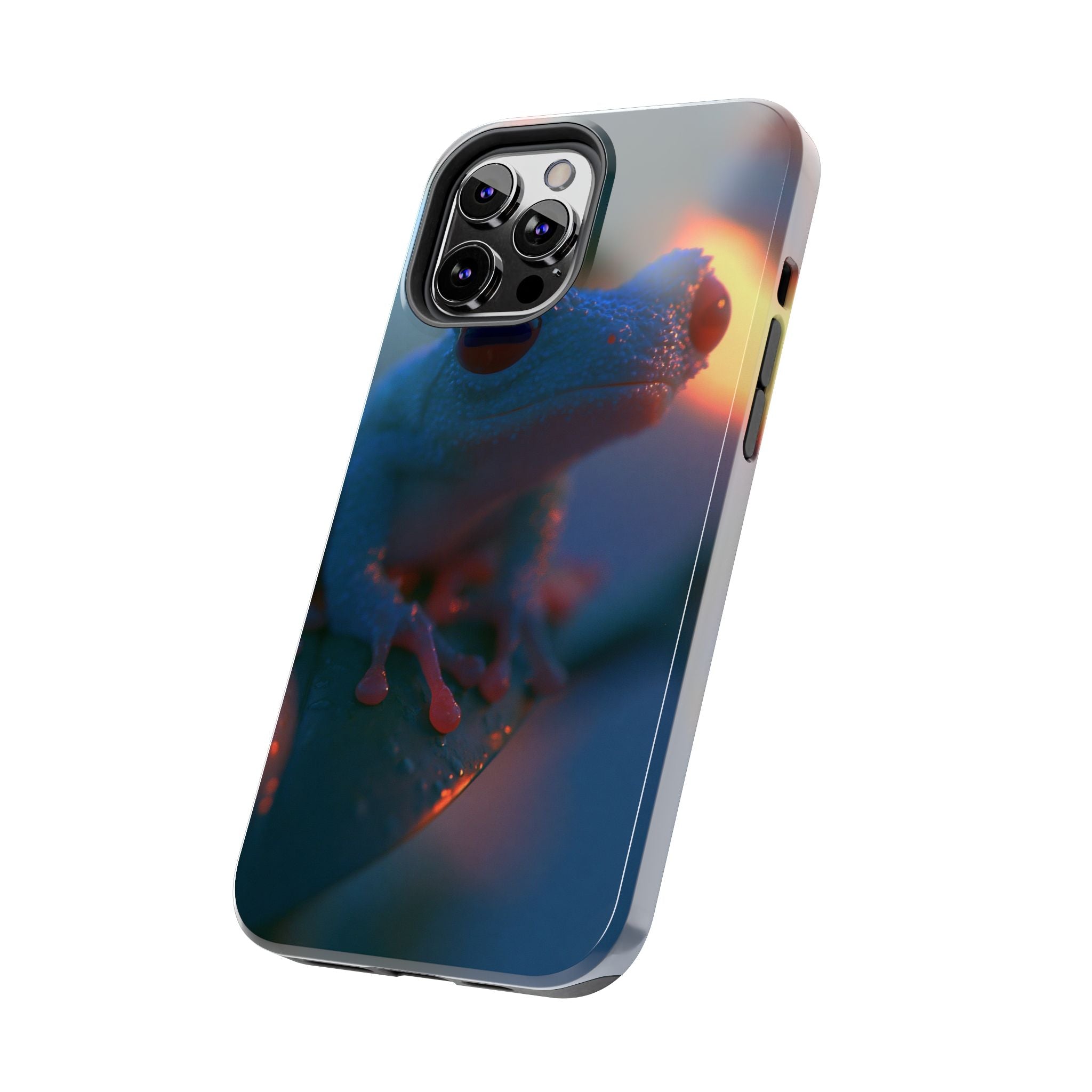 Sunset treefrog phone case