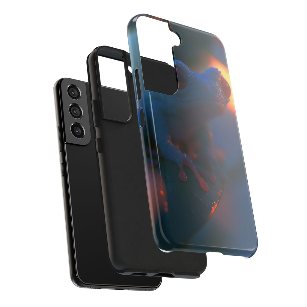 Sunset treefrog phone case