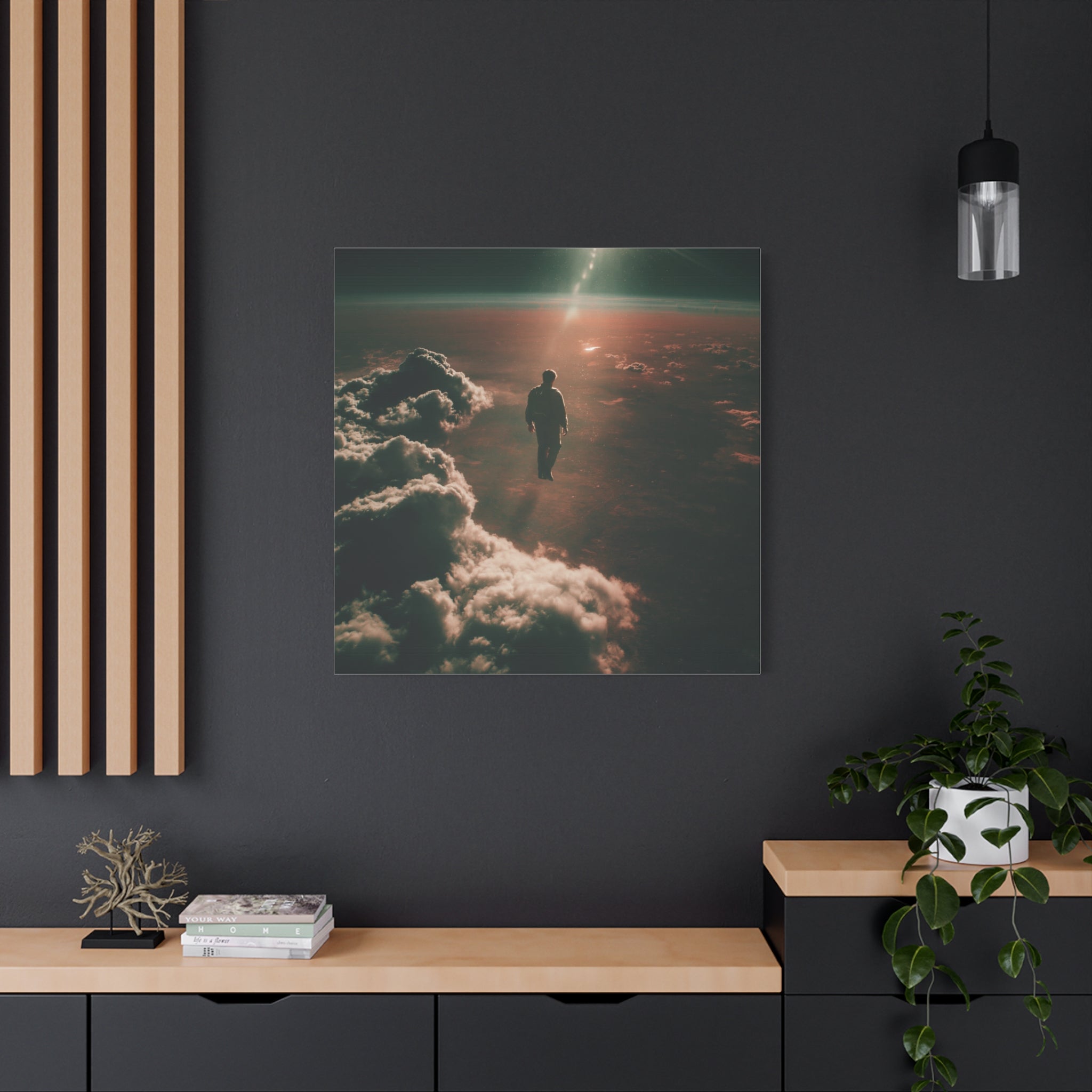 Wanderer matte Canvas print