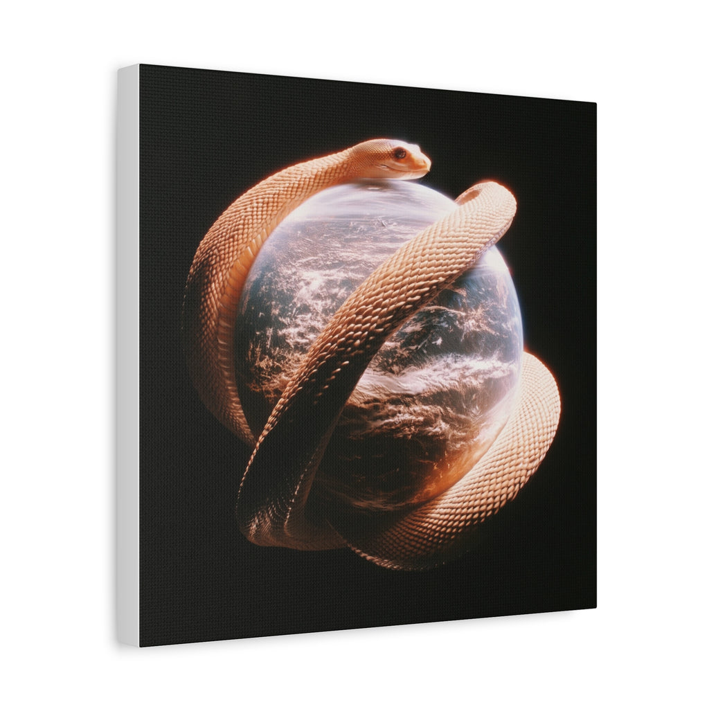 Evil world matte canvas print