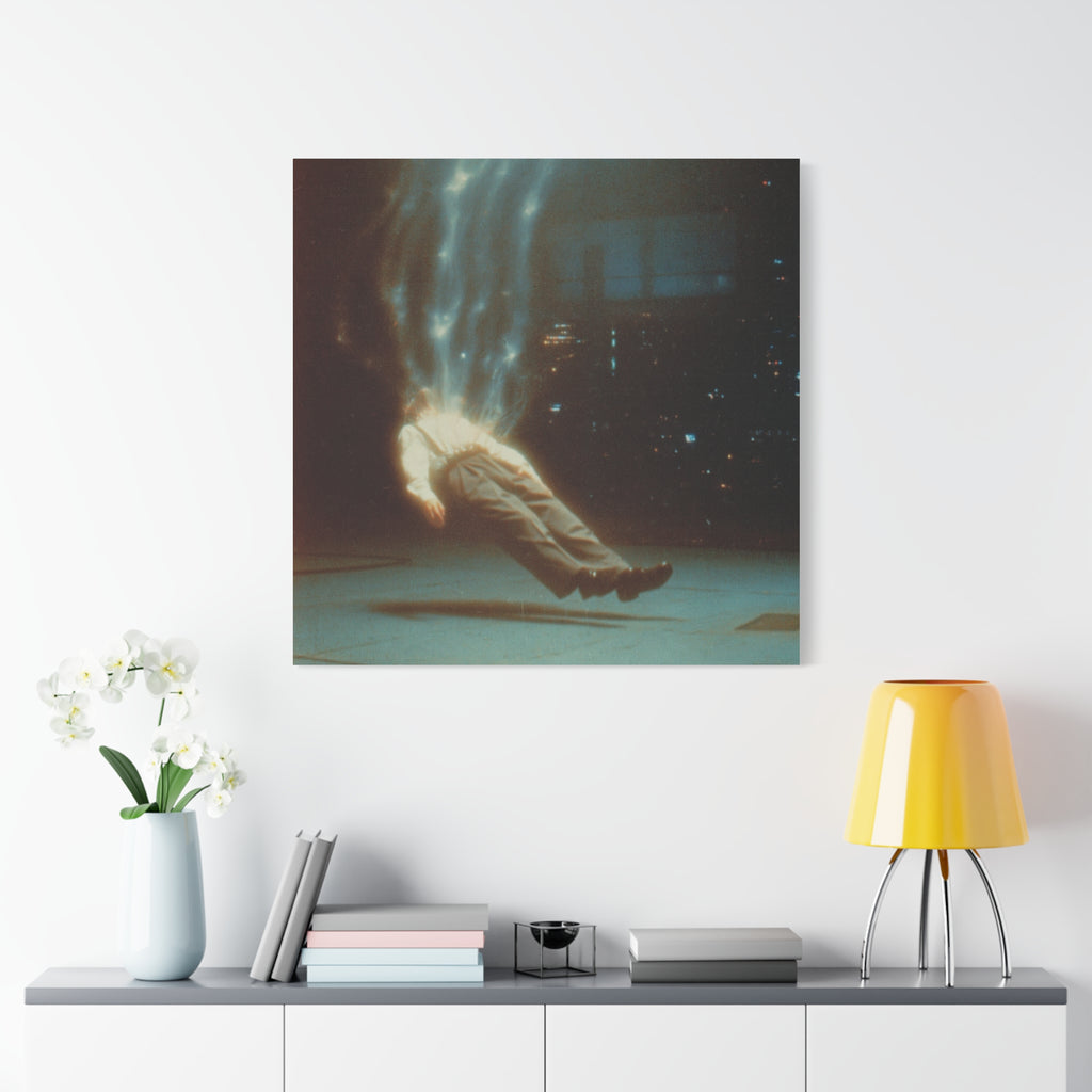 Energy drain matte canvas print