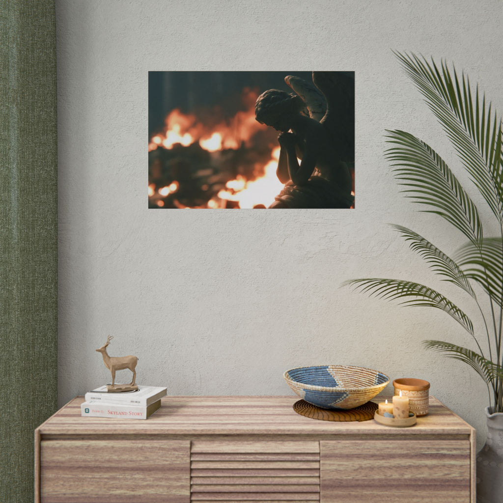 Mourning angel poster