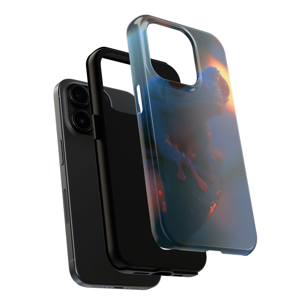 Sunset treefrog phone case