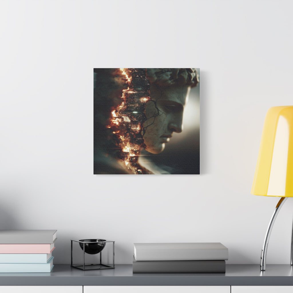 Entropy matte canvas print