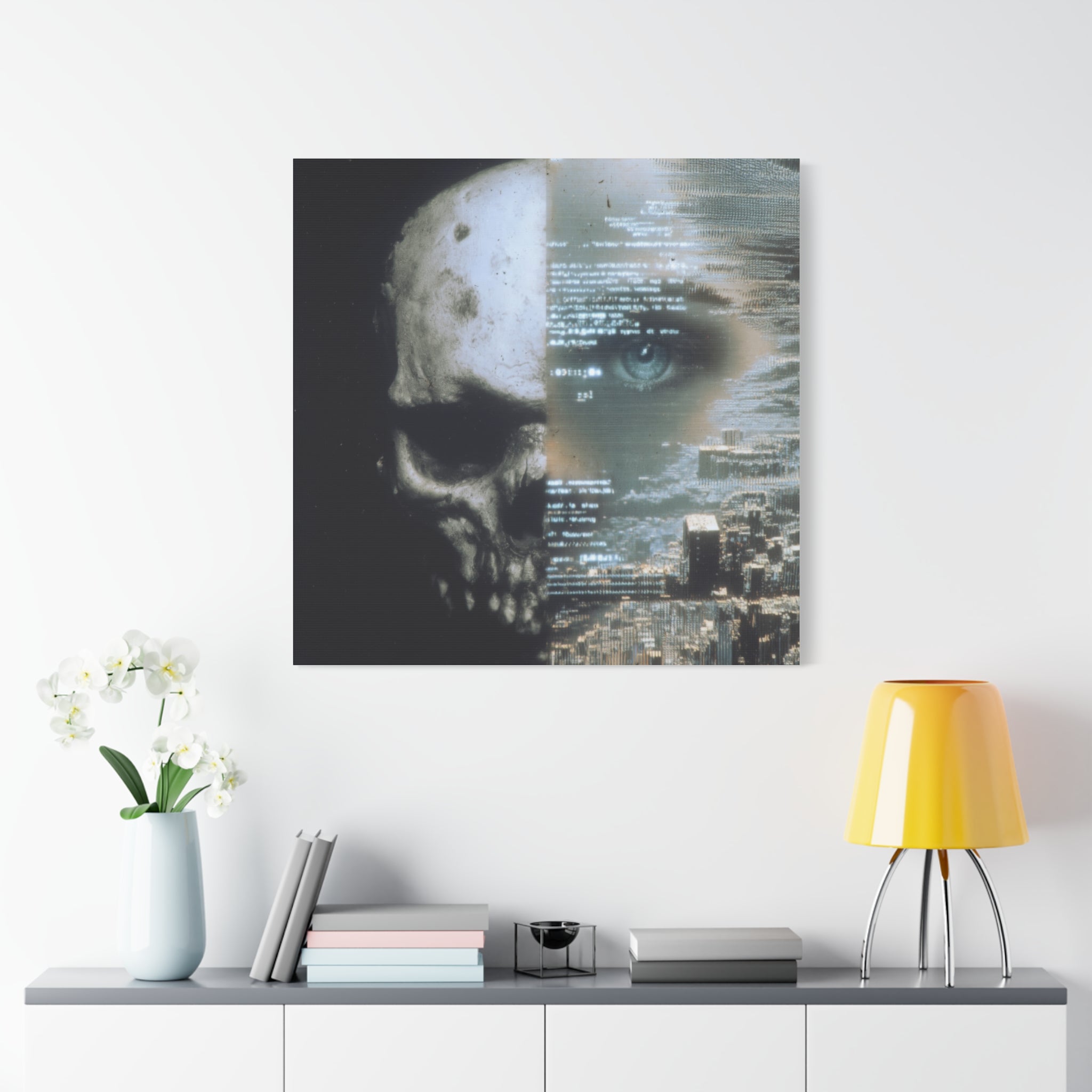 Dichotomy matte Canvas print