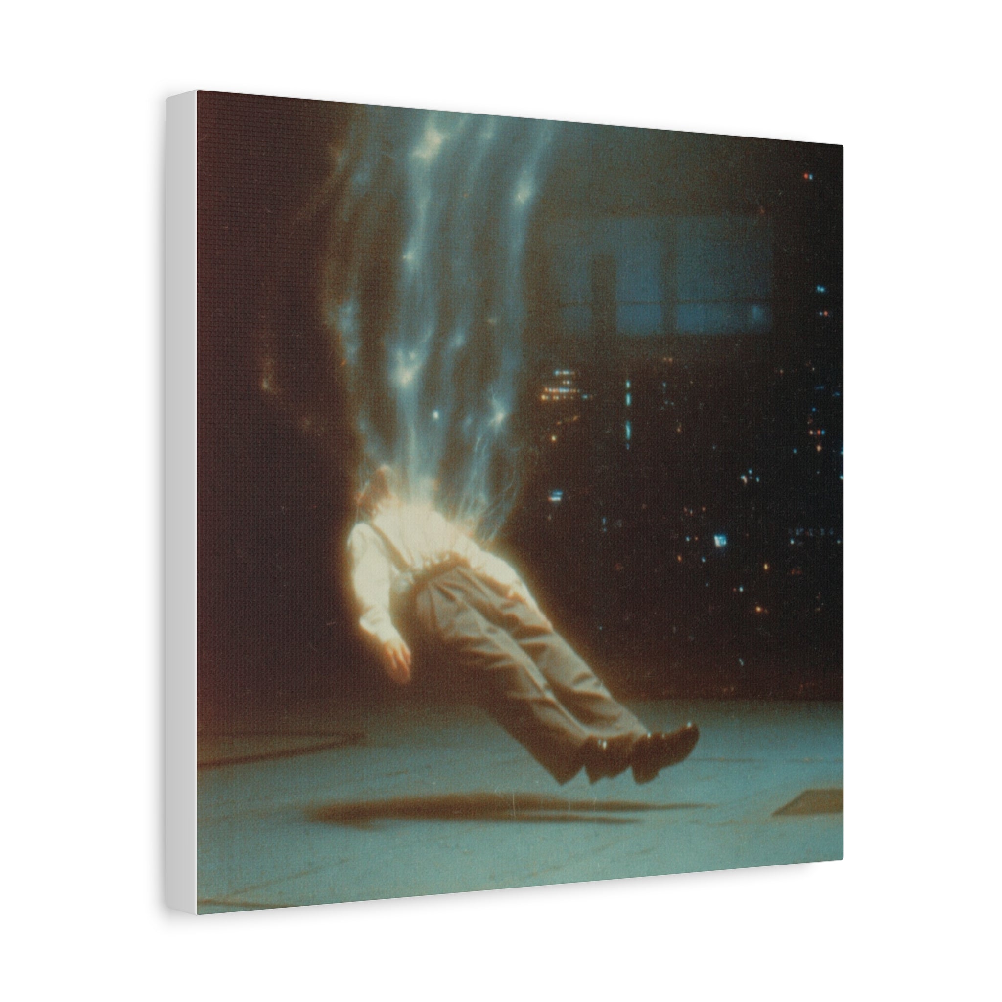 Energy drain matte canvas print