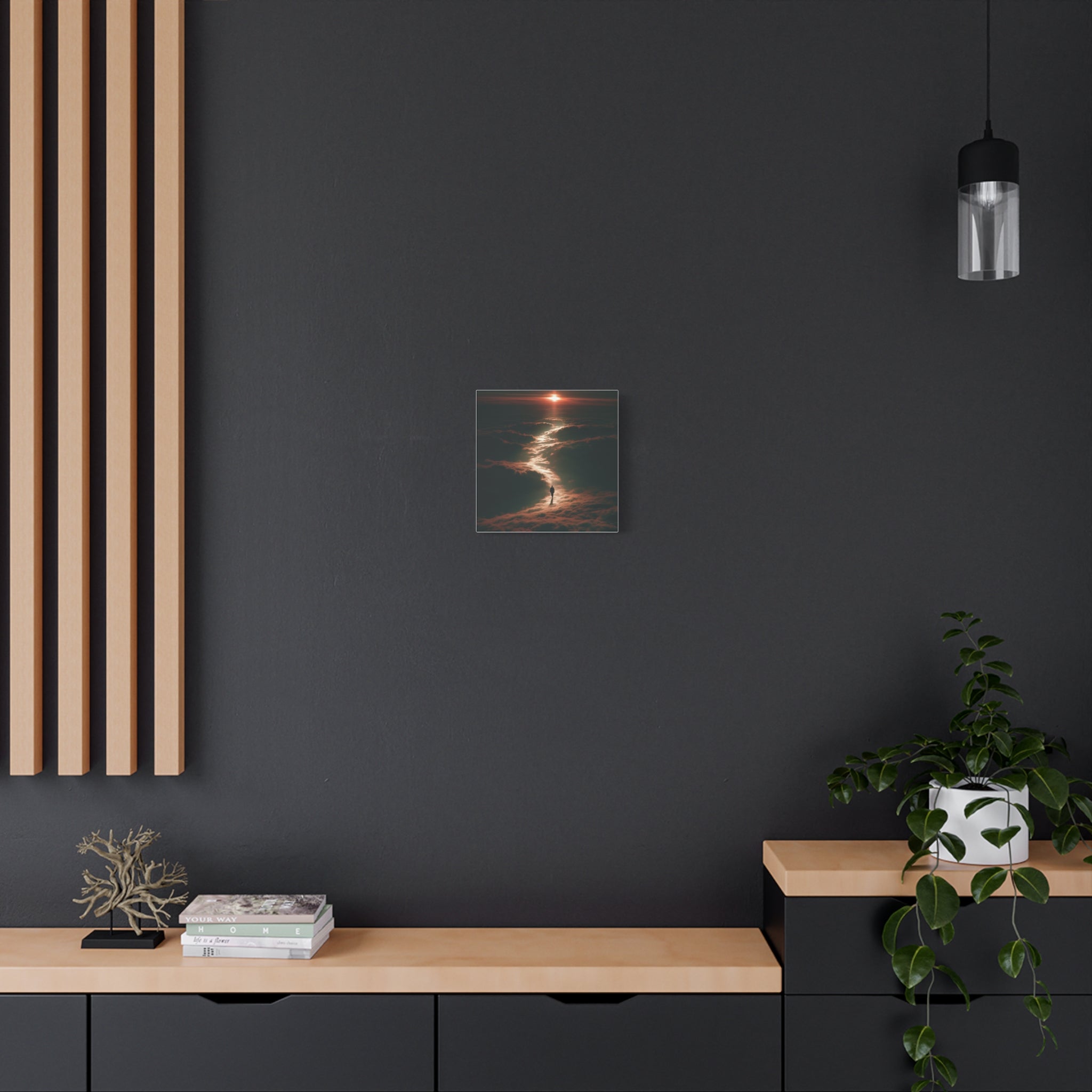 Cloud walker matte canvas print