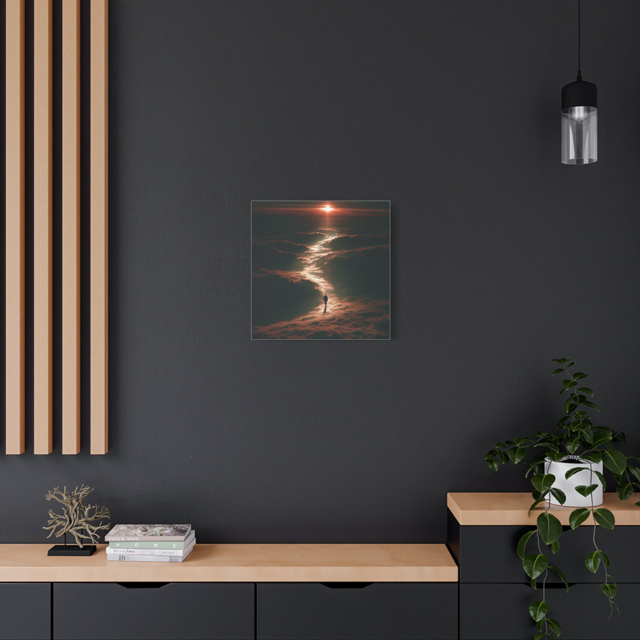 Cloud walker matte canvas print