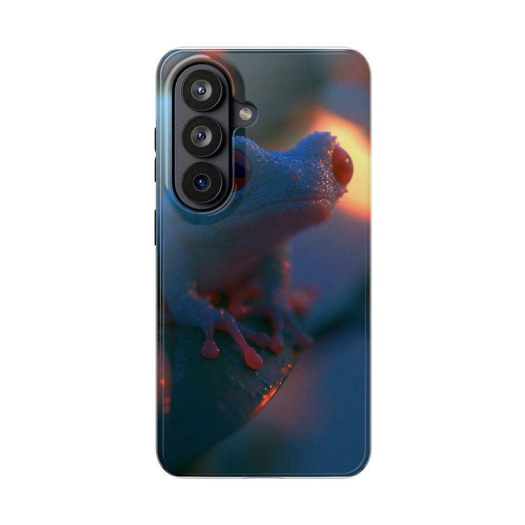 Sunset treefrog phone case