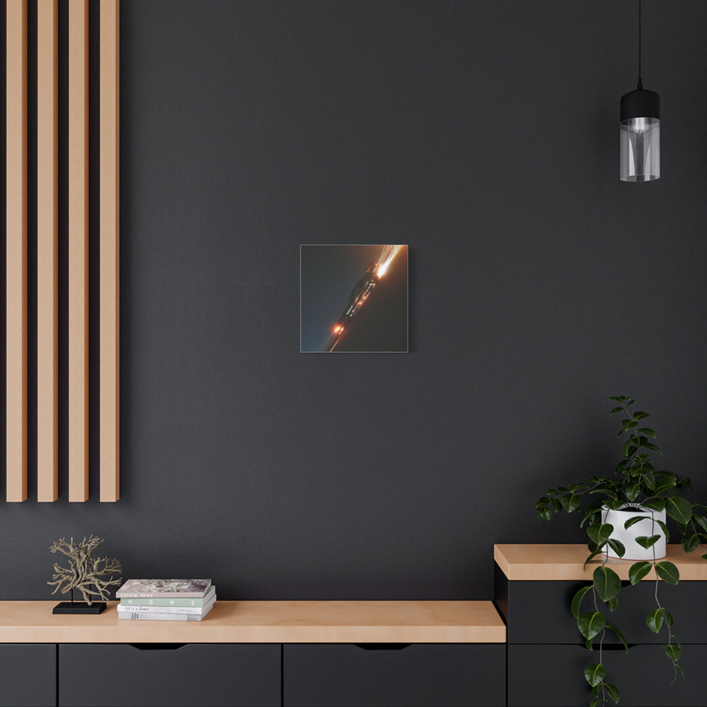 Speed matte canvas print